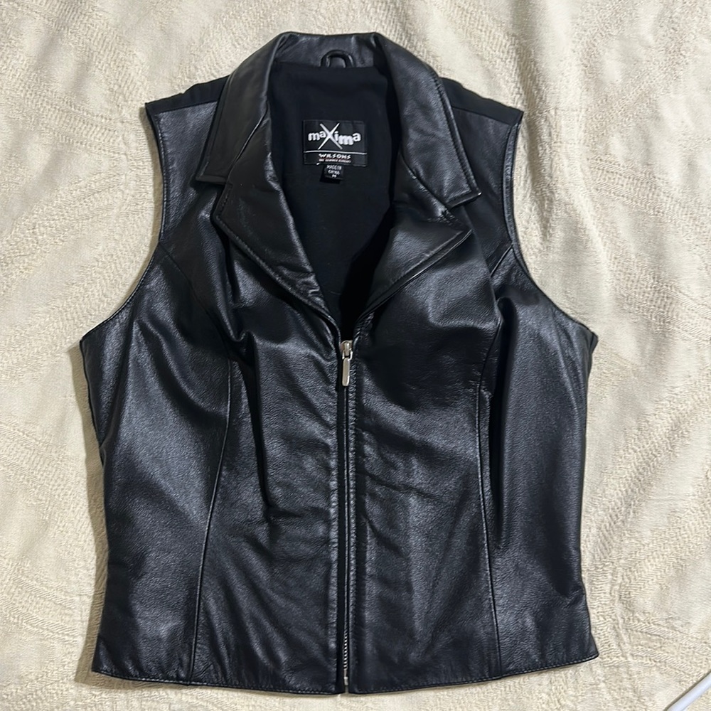 Wilson leather vest